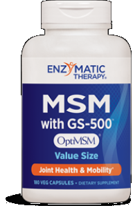 MSM with GS-500 (180 veg caps) Enzymatic Therapy